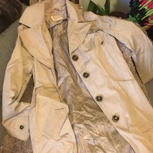 Michael Kors Tan rain coat